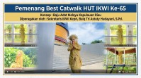 Busana Melayu Antar Baiq Tri Astuti Raih Gelar Best Catwalk IKWI Nasional