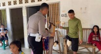 Korban Laka Lantas Dapat Kaki Palsu dari Satlantas Polres Bintan, Bantu Liusman Kembali Beraktivitas