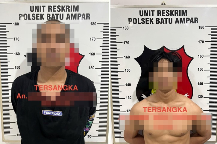 Ditodong dan Dianiaya di Hotel, WN Malaysia Jadi Korban Curas di Batam, Dua Pelaku Ditangkap Polisi