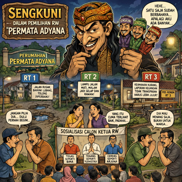 Terlalu Banyak Sengkuni dalam Pemilihan RW Permata Adayana