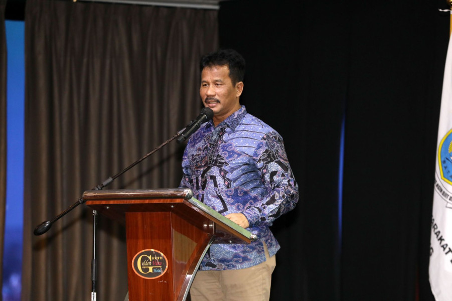Hadiri Pelantikan Pengurus Masyarakat Bangka, Ini Pesan Muhammad Rudi