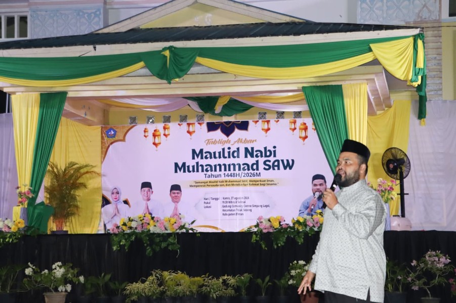 Maulid Nabi 1448 H, Bupati Roby: Jadikan Rasulullah sebagai Teladan dalam Kehidupan