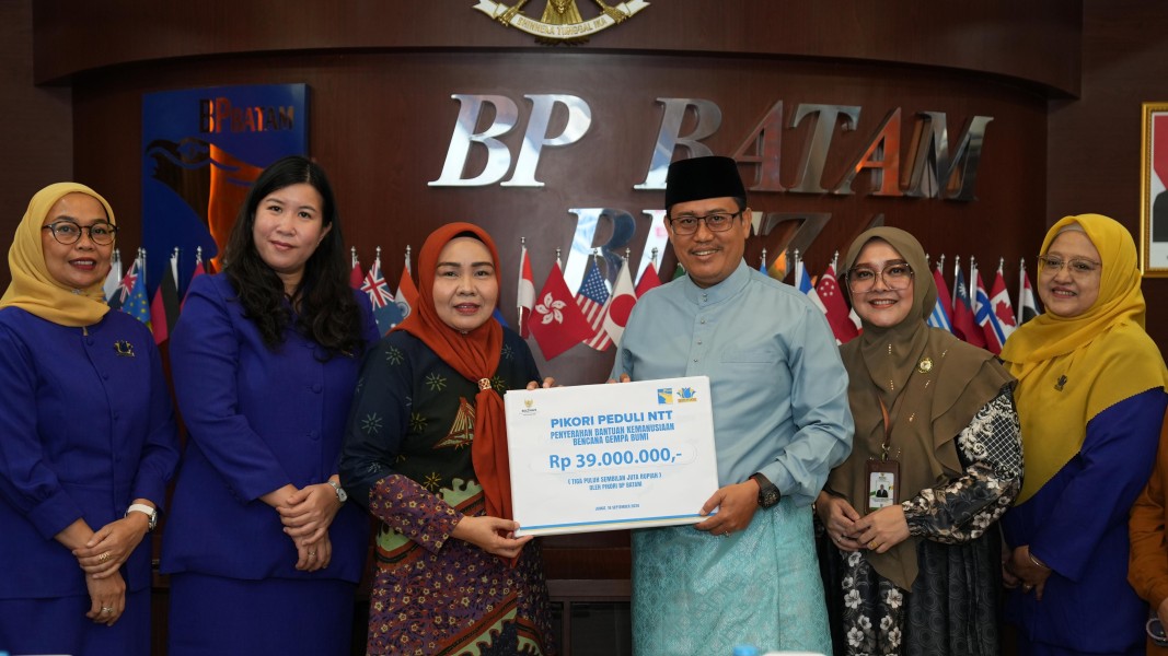 PIKORI BP Batam Salurkan Donasi Rp40 Juta untuk Korban Gempa NTT melalui BAZNAS