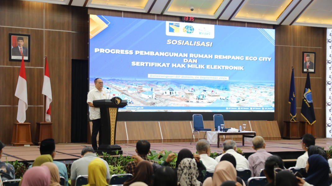 BP Batam Sosialisasikan SHM Elektronik Perumahan Rempang