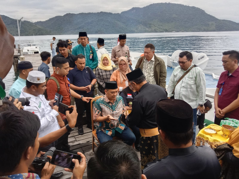 Wamenag RI dan Staf KSP Puji Keindahan Anambas