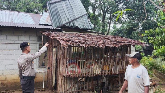 Angin Puting Beliung Terjang Singkep Lingga, 6 Rumah Rusak