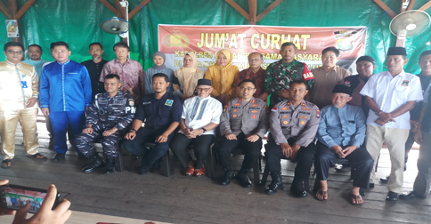 Jumat Curhat di Tanjunguban Kota, Kopolres Bintan Imbau Tak Bakar Lahan Sembarangan