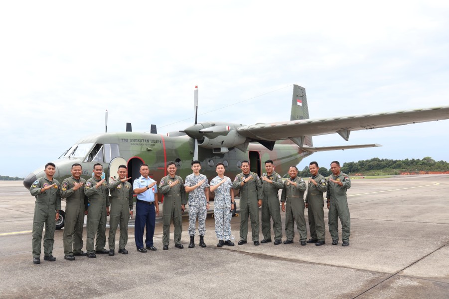 TNI AU Gelar Operasi Patroli Udara “Eye In The Sky” di Selat Malaka