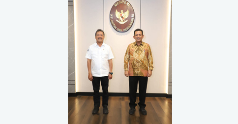 Bahas Implementasi Ekonomi Biru di Kepri, Gubernur Ansar Temui Menteri Trenggono di Jakarta