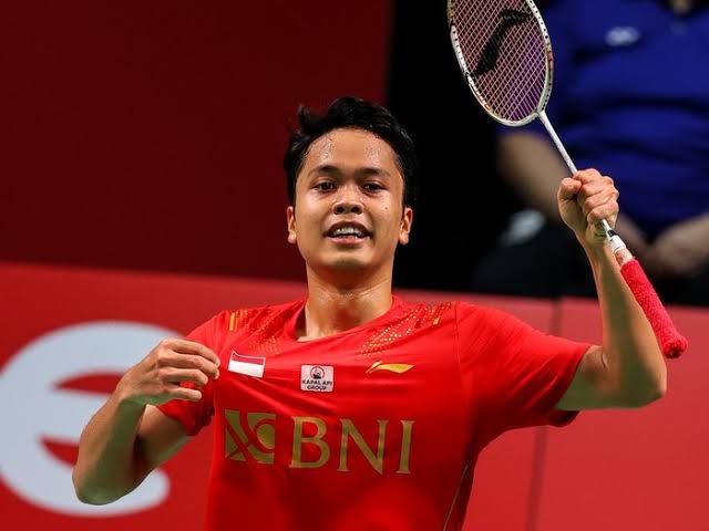 Ginting Kalahkan Zhao Jun, Indonesia Memimpin 1-0 Atas China