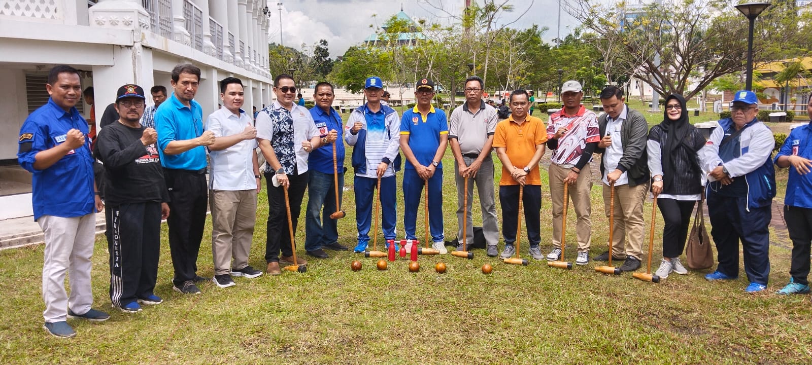 Mulai dari Ketua KONI, GRANAT, PWI, Rektor, Pejabat dan Atlet Nasional Hadiri Seleksi Atlet Wood Ball Batam