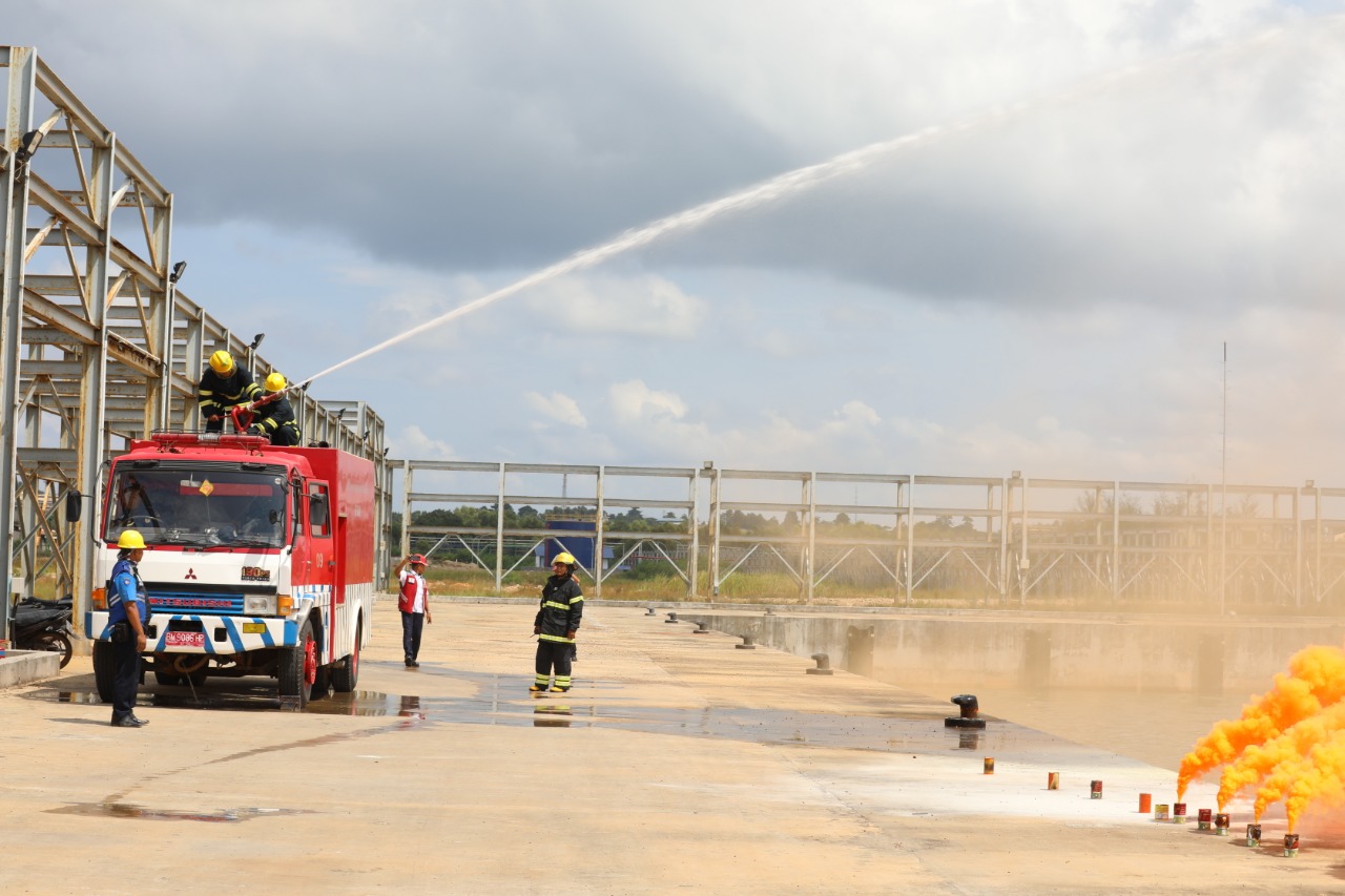 BP Batam Gelar Simulasi Penanganan Kebakaran di Pelabuhan CPO Kabil