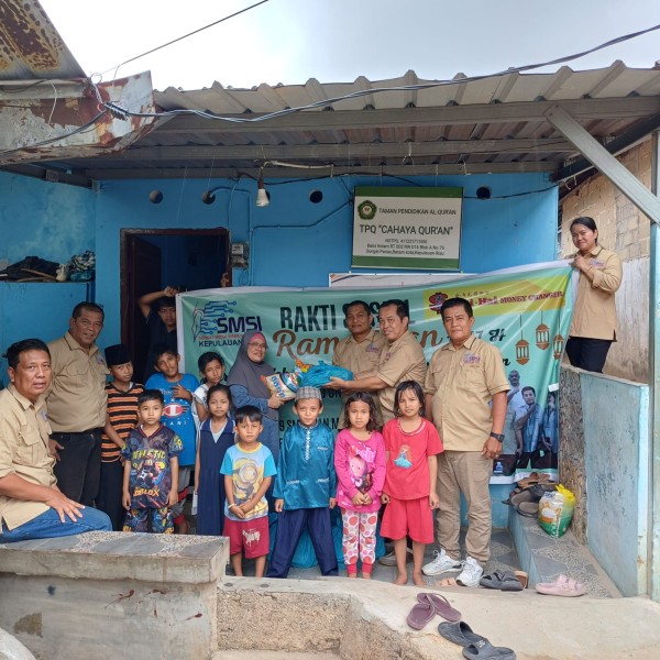 SMSI Kepri Tebar Kebaikan di Ramadan, Santuni Anak Yatim dan Warga Kurang Mampu