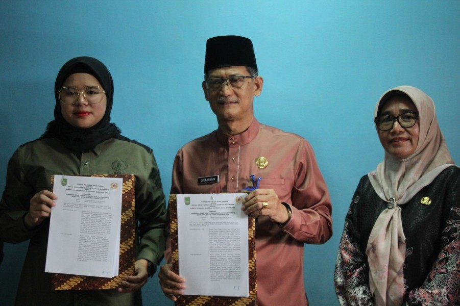 Penandatanganan NPHD KONI Batam 2025, Dispora Tegaskan Komitmen Majukan Prestasi Olahraga
