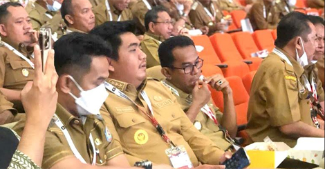 Bupati Bintan Hadiri Rakornas Forkopimda Bersama Presiden Jokowi