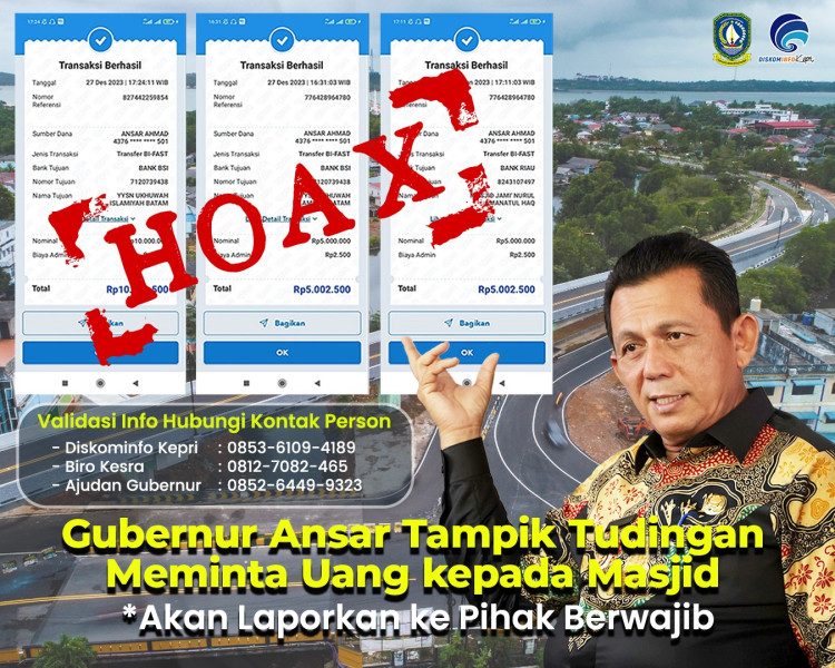 Akan Lapor Polisi, Ansar Tampik Tudingan Meminta Uang kepada Masjid