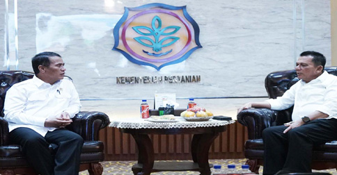 Gubernur Ansar Bahas Potensi Industri Pertanian Bersama Menteri Pertanian