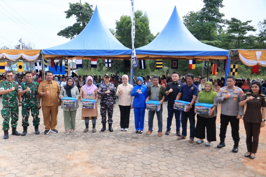 Wabup Deby Apresiasi Bhakti Sosial dan Pemeriksaan Kesehatan Gratis Lanal Bintan