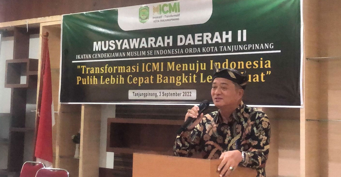 Musda II ICMI Tanjungpinang Pilih Nazarudin Gantikan Lamidi