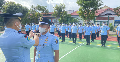 66 Pegawai Lapas Batam Naik Pangkat