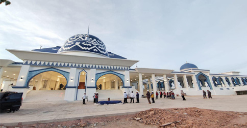 Pastikan Sesuai Rencana, Rudi Kembali Tinjau Revitalitas Masjid Agung Batam Center