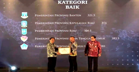 Pemprov Kepri Terima Anugerah Meritokrasi Tahun 2022 dengan Predikat Baik