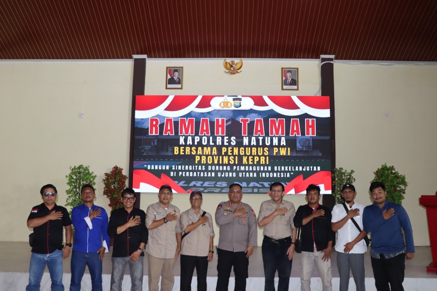PWI Kepri dan Polres Natuna Sepakat Perkuat Sinergi untuk Wujudkan Informasi Publik yang Kondusif