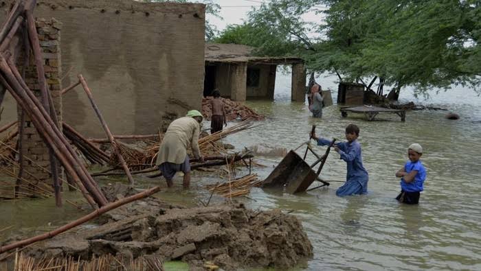Banjir di Pakistan, Seribuan Warga Meninggal dan Sejuta Rumah Hancur