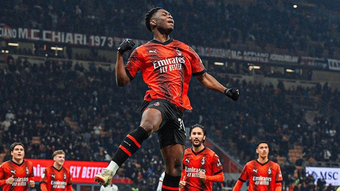Hasil Coppa Italia: Milan Gasak Cagliari 4-1