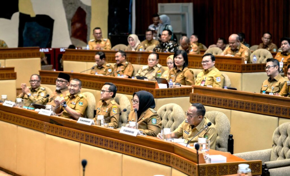 RDP dengan Komisi II DPR RI, Marlin Agustina Tegaskan Komitmen Pemprov Kepri Sukseskan Pilkada Serentak