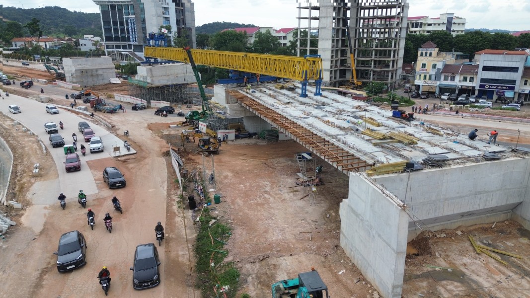 BP Batam Pastikan Fly Over Sei Ladi Rampung Akhir Tahun