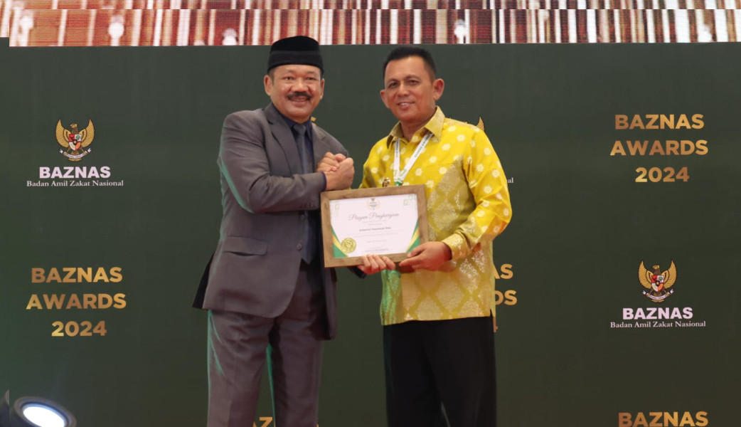 Ansar Terima Anugerah Baznas Award 2024