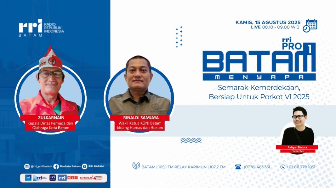 PORKOT Batam VI 2025 Segera Bergulir, KONI dan Dispora Ajak Warga Meriahkan Pesta Olahraga Kota