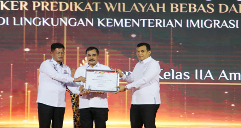 Lapas Batam Raih Predikat Wilayah Bebas dari Korupsi Tahun 2024