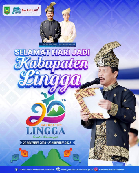 Rudi Berikan Ucapan Selamat HUT Kabupaten Lingga