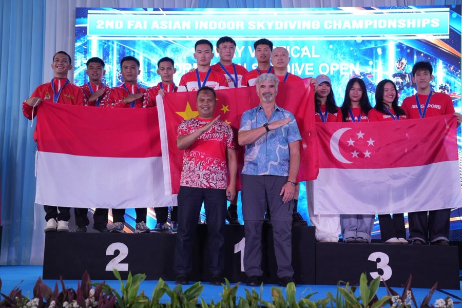 Tim Terjun Payung Polri Bawa Indonesia Raih Tiga Medali di Kejuaraan FAI Asia 2026
