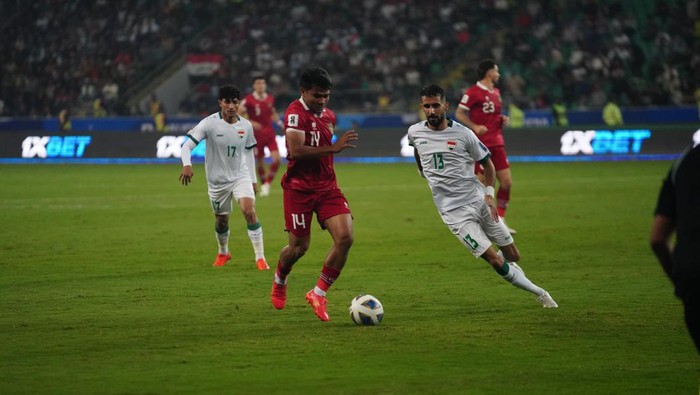 Irak Vs Indonesia: Skuad Garuda Dilibas 1-5
