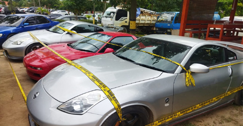 3 Unit Mobil Sport Tangkapan Ditreskrimsus Polda Kepri Dilimpahkan ke BC Batam