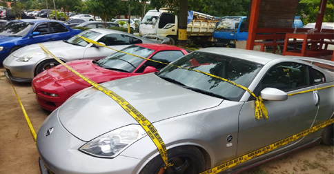 3 Unit Mobil Sport Tangkapan Ditreskrimsus Polda Kepri Dilimpahkan ke BC Batam