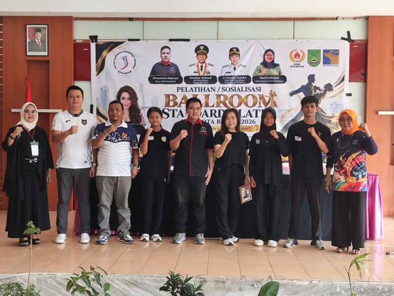 IODI Batam Perkuat Pembinaan Atlet Lewat Pelatihan Ballroom Standard dan Latin