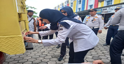 22 Kendaraan Kembali Terjaring Razia KIR Dishub Kota Tanjungpinang
