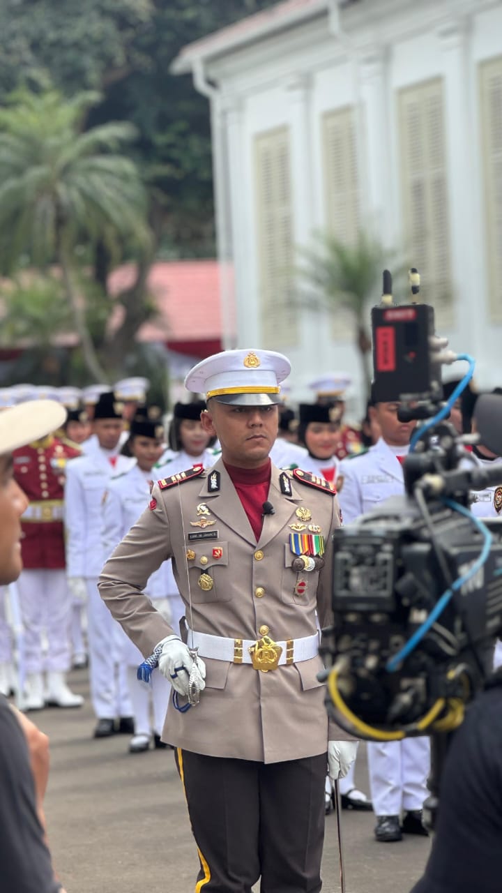 Perwira Muda Polda Kepri Pimpin Paskibraka di Istana Merdeka, Harumkan Nama Daerah di Panggung Nasional