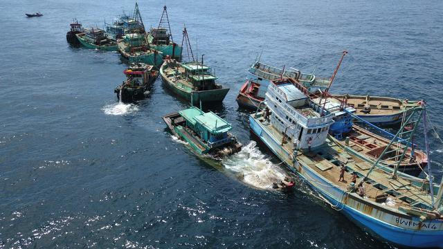 KKP Amankan 83 Kapal Pencuri Ikan Sepanjang Januari-Juni 2022