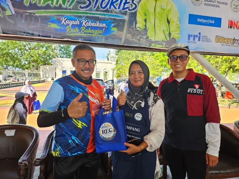 HUT ke-17 Batam Folding Bike Jadi Ajang Promosi UMKM Rempang Eco City, Produk Lokal Kebanjiran Perhatian