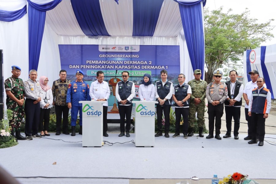 Sekda Bintan Hadiri Groundbreaking Dermaga 2 ASDP Tanjung Uban, Perkuat Konektivitas Bintan-Batam
