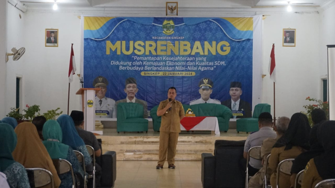 Bupati Lingga Buka Musrenbang Kecamatan Singkep