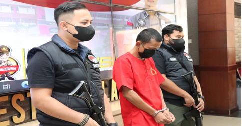 Polresta Barelang Tangkap Bandar Ganja di Kavling Saguba Batam