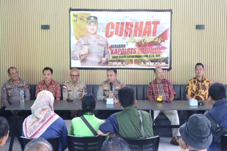 Kapolres Karimun Silaturahmi dengan Wartawan, Ajak Jaga Kondusifitas Pilkada 2024