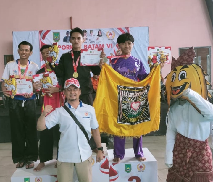 Pencak Silat PORKOT Batam VI 2025: Lubuk Baja Raih Gelar Juara Umum