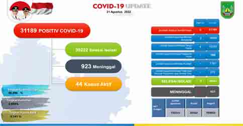 3 Pasien Covid-19 di Batam Sembuh, Kasus Aktif Tersisa 44 Orang